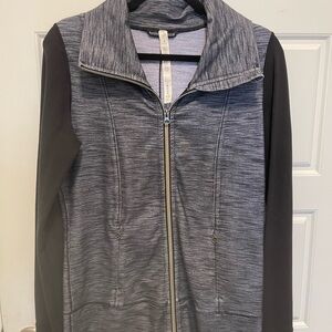 Lululemon Zip-Front Heathered Gray Active Jacket